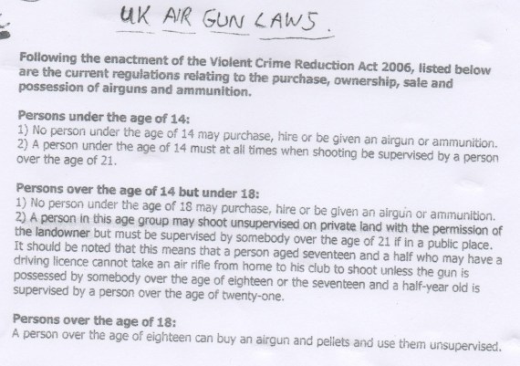 uk air gun laws